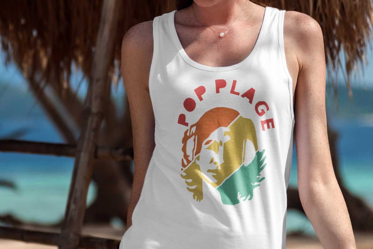 T-shirt Pop Plage