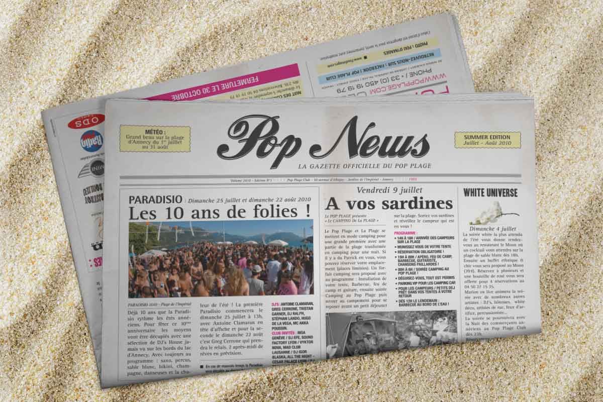 Journal Pop Plage